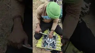VISHAL 435 Gearbox ⚙️ Repair decation Gear Pinion ki sahi fitting kaise karein❓ #youtube #automobile