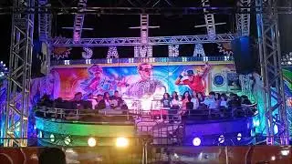 Brinquedo SAMBA no Parque de Diversões Lima em Delmiro Gouveia, na festa da Padroeira