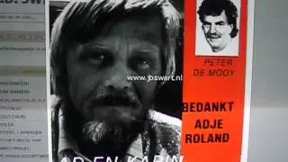 Ad (van Hoorn ) en Karin zingen Bedankt Adje Roland in 1981