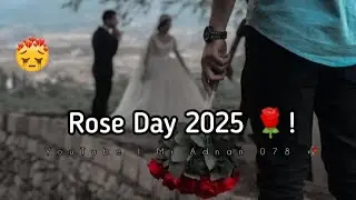 Sad Rose Day 2025 Rose Day Special 🥺🌹 Rose Day Status 2025 | Happy Rose Day Whatsapp Status