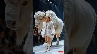 Cute Girl //make the runway shine // performance on agt2// with sheep // #americagottelent #agt #yts