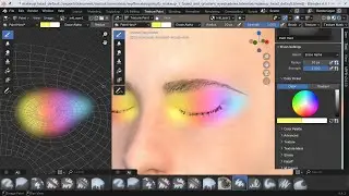 MPFB MakeUp: Faded and Gradient Eye Shadows