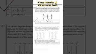 jee advanced 2025  paper 2 answer key #jee advanced #jee #advanced paper #viral youtube