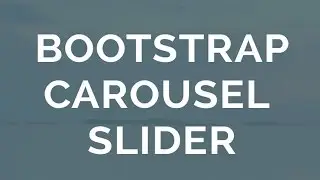 Bootstrap Carousel Slider - Awesome Effects!