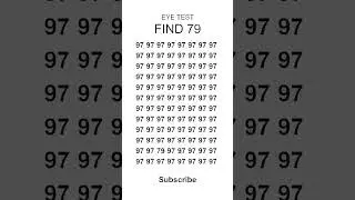 Eye Test! 98% Fail This Vision Test! Can You? 👁️ #shorts