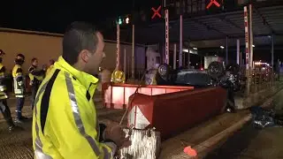 ACCIDENT SPECTACULAIRE AU PEAGE