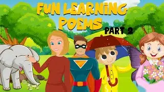 Fun Learning Poems - Part 2  | English Poems For Kids & Children | #catrackkidstv