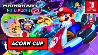 Mario Kart 8 Deluxe - Acorn Cup (50cc) Full Walkthrough | Nintendo Switch Gameplay