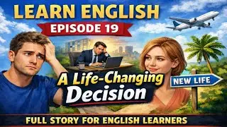 Learn English Episode 19 | A Life-Changing Decision | Full Story for English Learners