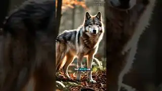 The Majestic Wolf   Habitat, Behavior, and Hunting Skills! #shorts