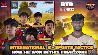 INTERNATIONAL IQOO BTR E-SPORTS TACTICS 🎯 [HOW HE WON IN THIS FINAL ZONE]💪💯  தமிழ் EXPLANATION✅