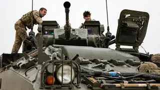 U.S. UK forces conduct movement rehearsal during Warfighter 23-4