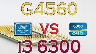 G4600 vs i3 6300 - Benchmark / Gaming Tests Review and Comparison /