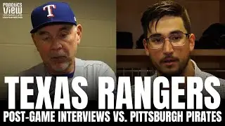 Bruce Bochy & Dane Dunning React to Texas Rangers Loss vs. Pittsburgh Pirates, Bullpen Struggles