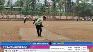 SPARTANS vs SUNDAY GLADIATOR live cricket match | SUNDAY CRICKET LEAGUE  live - St Michel School Gr