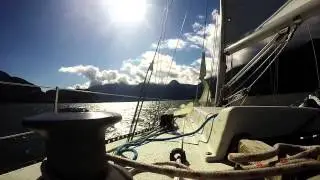 Sailing in Howe Sound British Columbia