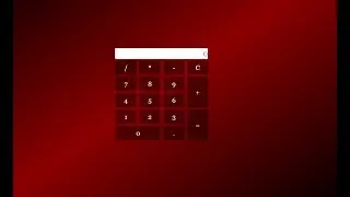 Simple Calculator in Web HTML, CSS3 and JavaScript Project with Source Code