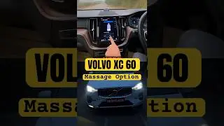 Volvo XC 60 Massage Option #motorbyte #automobile #volvoxc60