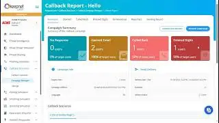Callback Simulator Campaign Reports