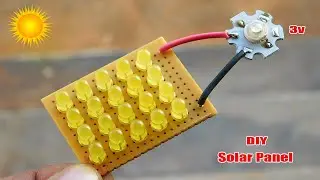 DIY Solar Panel Free Energy Generator