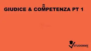 GIUDICE E COMPETENZA GIUSTIZIA AMMINISTRATIVA | VIDEO RIASSUNTO DIRITTO AMMINISTRATIVO 2