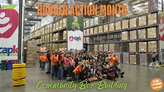 Community Box Building 2025 | Hunger Action Month