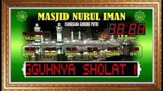 Jam Digital Masjid Alwakita