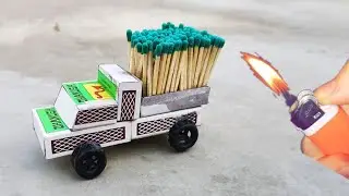 Ghar Per Matchbox Se Car Kaise Banaye | How to make a matchbox car at home | Matchbox Car Craft Idea