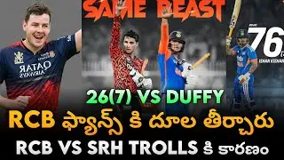 RCB Fans Trolled Abhishek Sharma&hellip; Next Match He SMASHED Jacob Duffy!