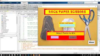 Matlab Image Processing based Rock Paper Scissors Game