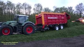 Inkuilen eerste snede gras 2019 | Fendt 826 / Fendt 930 met raapwagen | van Spijkeren Doornspijk
