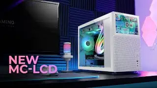 Gaming Micro ATX PC Case with LCD Display Screen MC-LCD | Mars Gaming