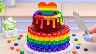 Best Of Rainbow Cake Decorating 🌈 | Miniature Cake Ideas