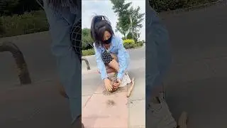 Danger on the Sidewalk! 😱 What She Did Could Save Someone's Life! ⚠️