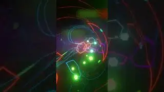 VJ Tunnel Background 4K &bull; Neon Abstract Polygon Loop (No Music)