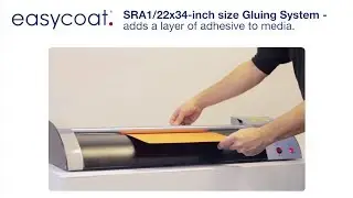 Vivid Easycoat Gluing System and Easyguide Media Carrier Tray