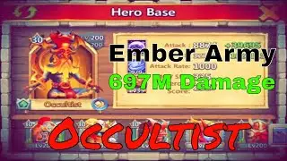 Occultist Enters Ember Army: Castle Clash New Hero Occultist Gameplay