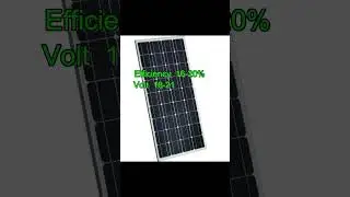 Mono Crystalline Best Solar Panel #monocrystalline #bestsolarpanel2024 #easytutorial