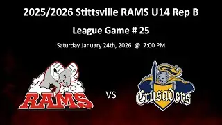 U14 RAMS: League Game #25 vs West Carleton Crusaders