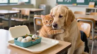 No One Wants to Attend Ginger Birthday, Only Mama Cat and a New Friend with a Surprise Gift 😿