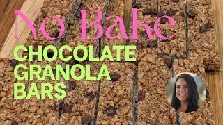 Easy No bake chocolate granola bars