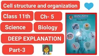 Biology ch-5 cell structures and organization class 11 science new syllabus maharashtra board part-3