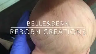 Reborn hair painting, 2nd coat