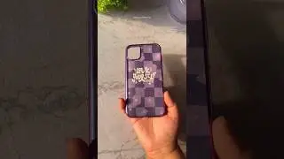 Diy Purple mobile cover✨#shorts #painting #easy #art #ashortaday #acrylic #purple #drawing #beginner