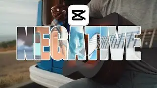 Как создать эффект негативного текста в CapCut для ПК