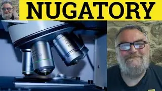 🔵 Nugatory Meaning - Nugatory Defined - Nugatory Examples - Formal Literary Vocabulary - Nugatory