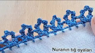 ✴️ Puntilla ✴️ Orilas Para servilletas ✅️ Nuranın Tığ Oyaları ✅️ Havlu Kenarı Modelleri