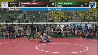 2162 Schoolboy 84 Aiden Wichmann Idaho vs Colton Parduhn Alaska 8425460104