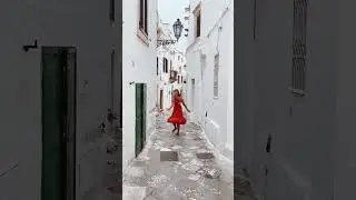 Walk with me around Ostuni in Puglia, Italy