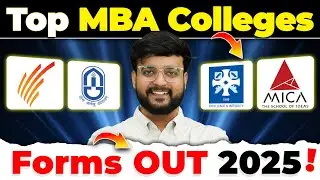 Top MBA Colleges Forms OUT 2025 💥 MBA College Admission Process, Top MBA salary! #mba #mbajobs